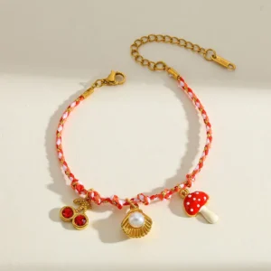 Woven rope bracelet