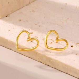 Hollow Heart Earring