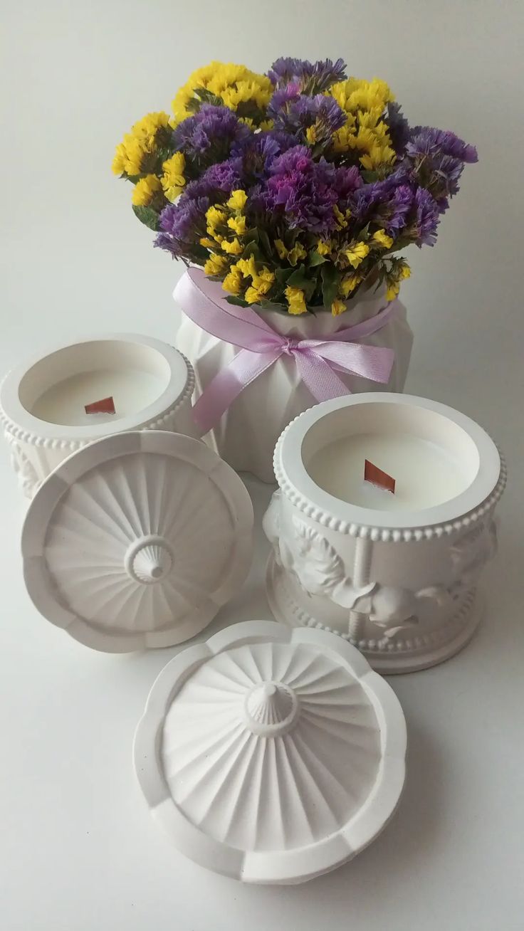 Carousel Wood Wick Candle Jar - Image 3