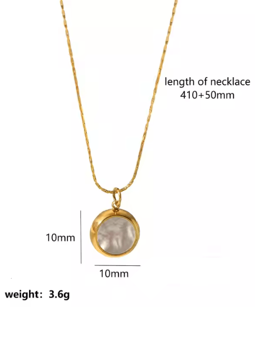 Round Pearl Necklace - Image 3
