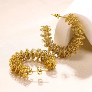 Spring Hoop Earring